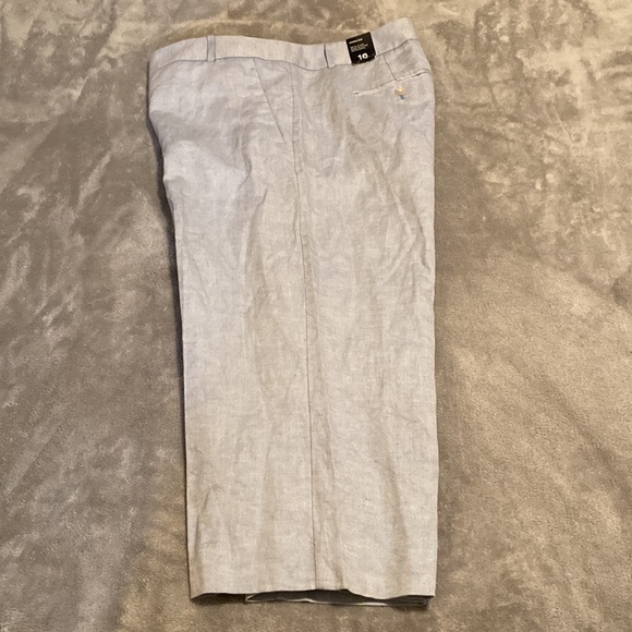 NWT THE LIMITED Pants Modern Crop Women’s Size 16  Linen & Cotton Blend - Picture 12 of 13